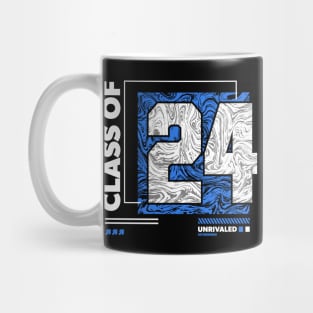 Class of 2024 Urban Streetwear // Graduation Class of '24 Blue Mug